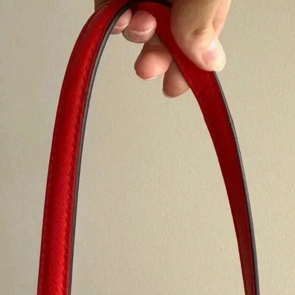 KATE SPADE Payton Dome Medium Crossbody Shoulder Bag In Gazpacho Red NWOTS - Picture 7 of 9